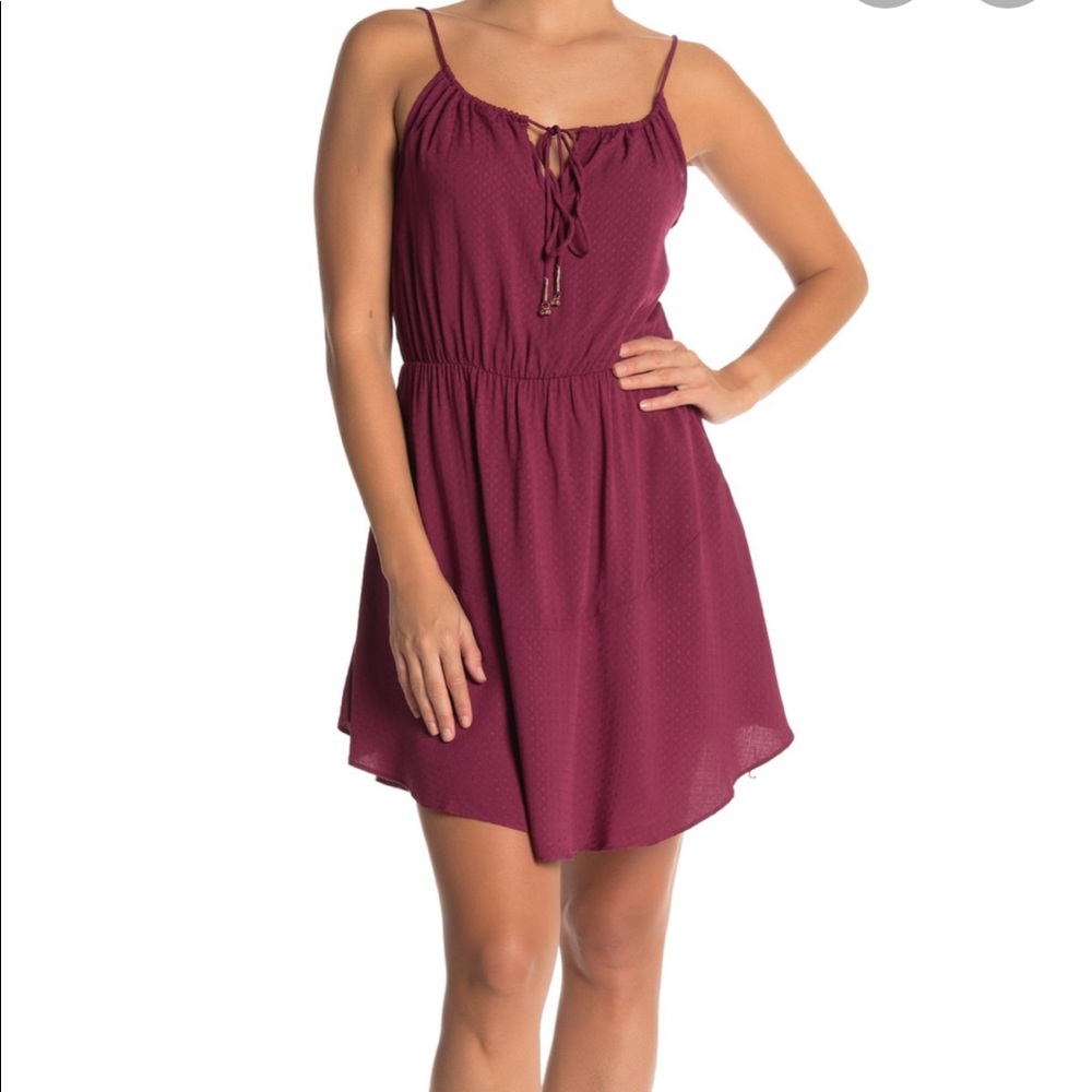 Free People Womens Shake It Up Dress Pomegranate